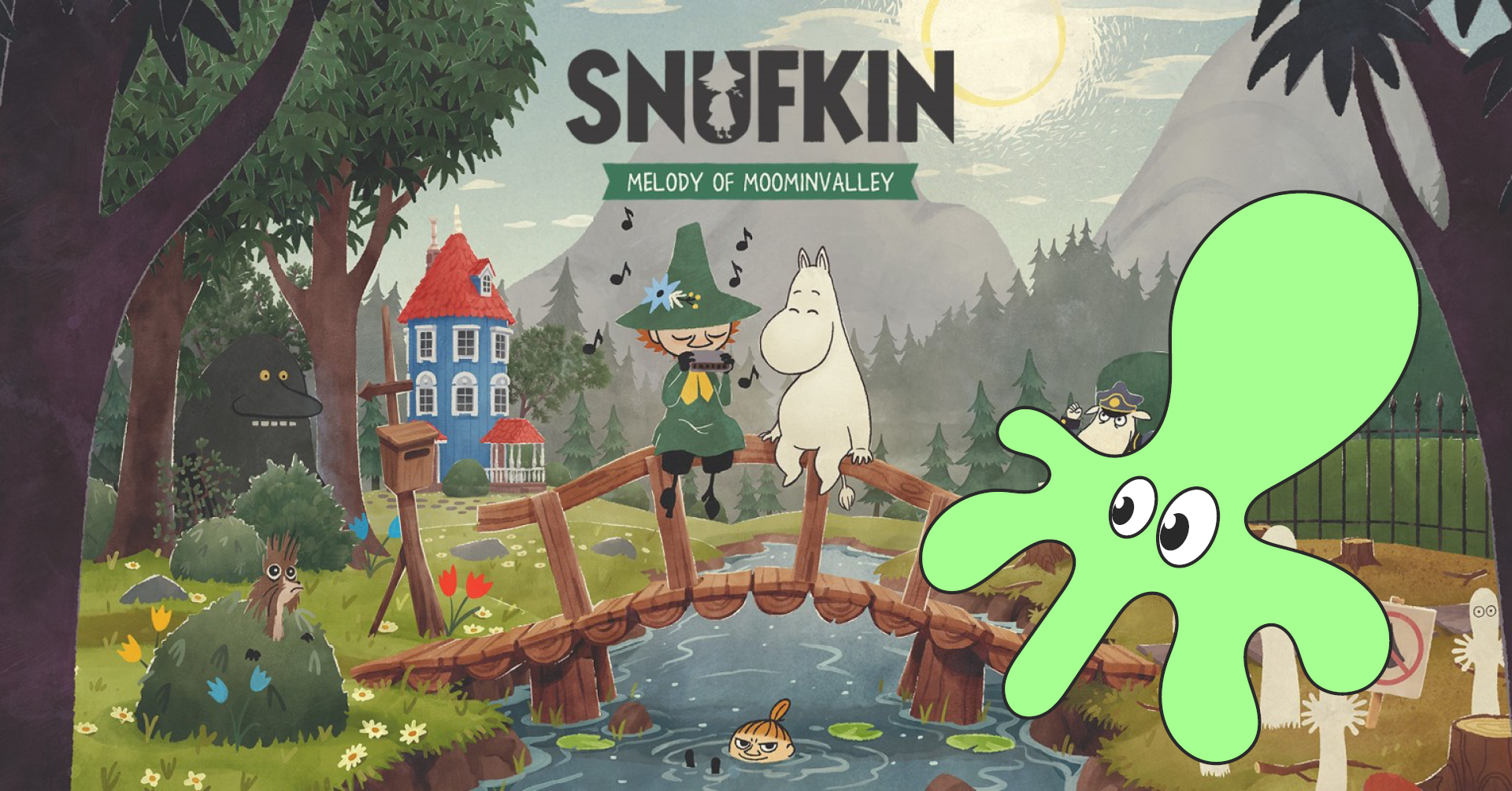 snufkin spillbilde med klimablekksprut på siden