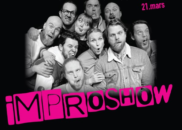 Improshow gjengen i svart hvit