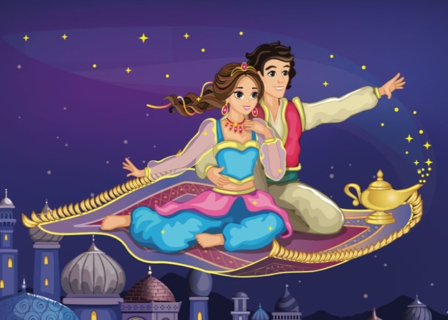Aladdin og Jasmine