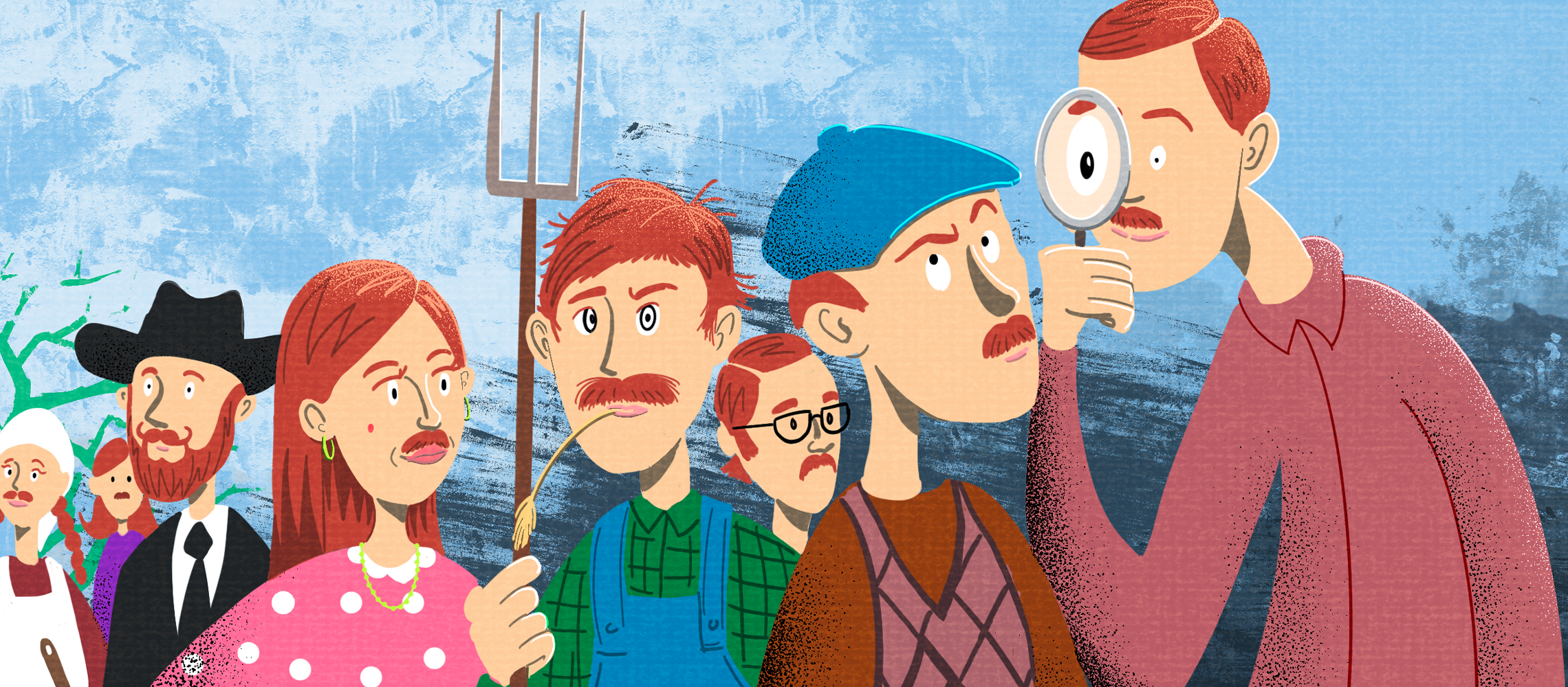 Mann gransker slekten sin