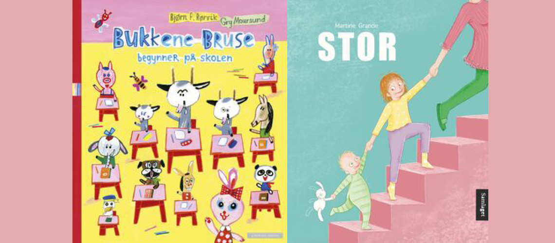 Bukkene Bruse begynner på skolen