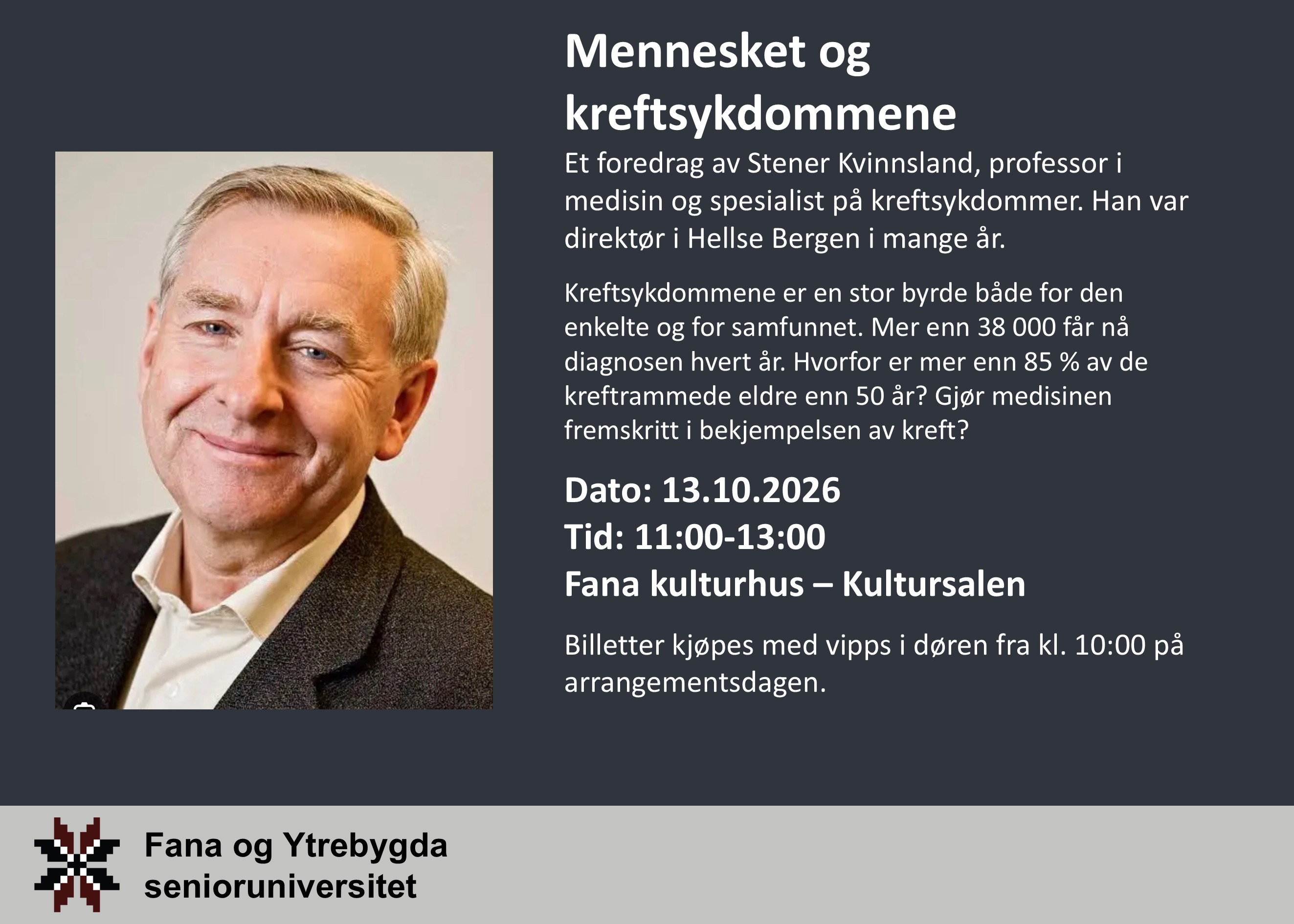 Mennesket og kreftsykdommene