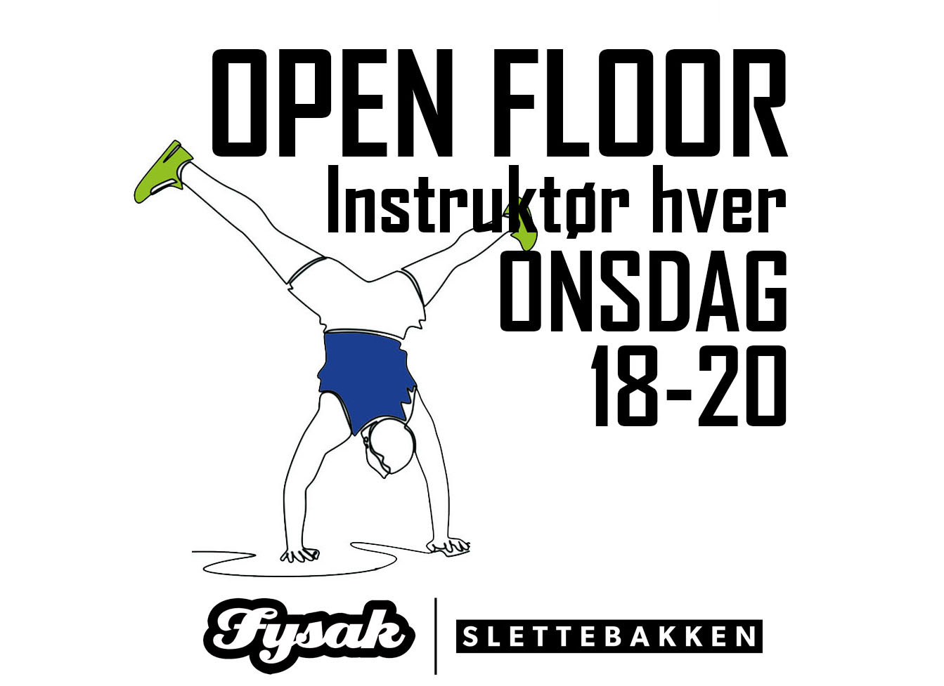 Bilde for Fysak Slettebakken: Open Floor- Bergen Tricking klubb høst 2026
